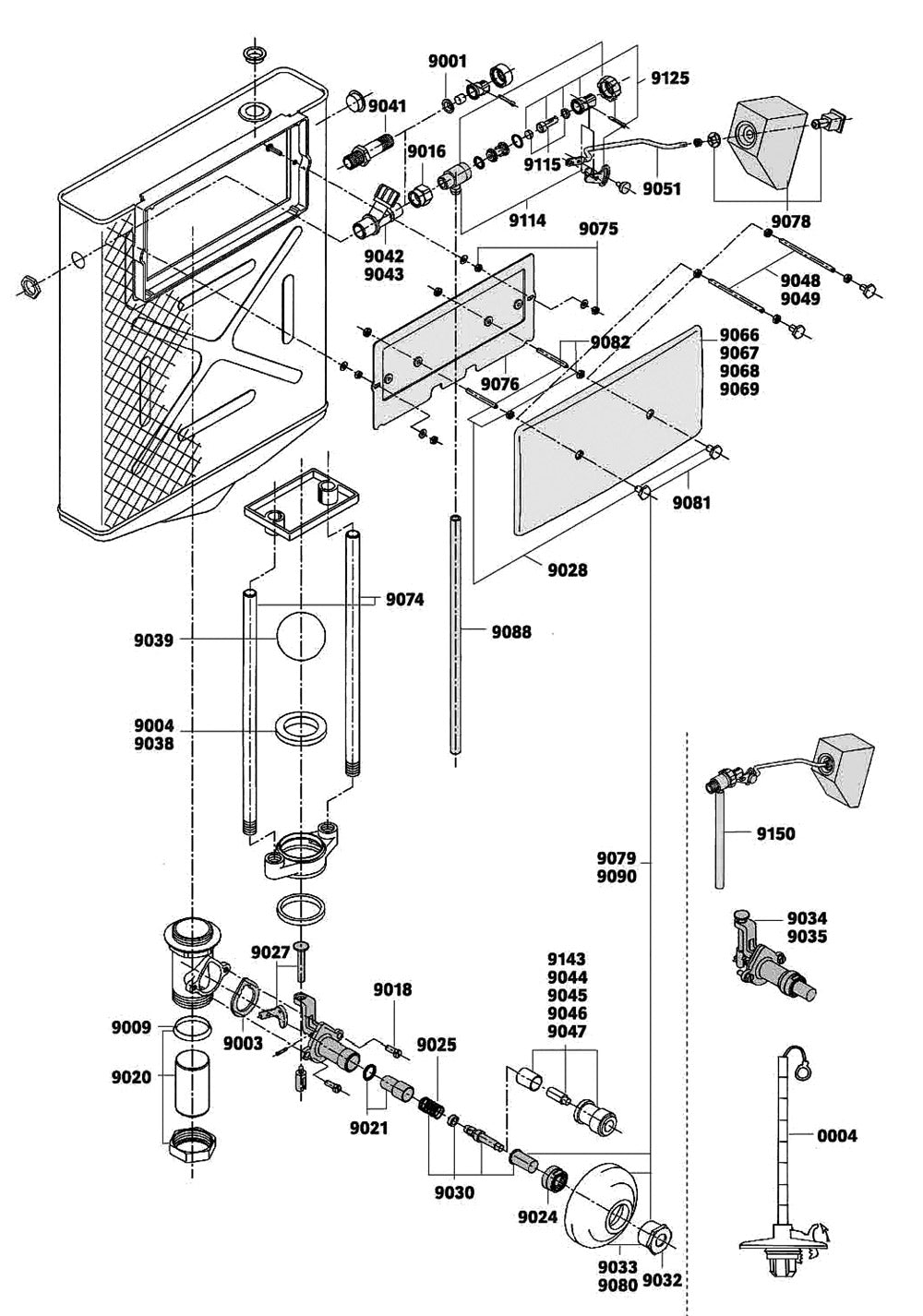 Rosone E Boccola Originale Pucci 9033 - Cromato Per Cassette Rame Fino Al 1989 - Foto 10
