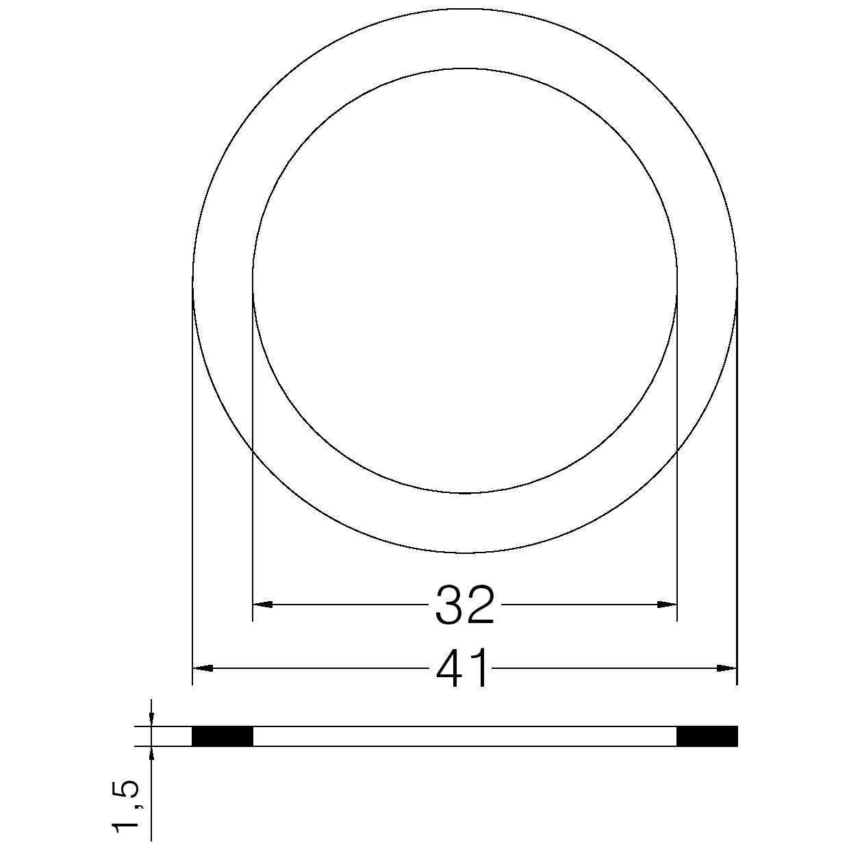 Guarnizioni Idrauliche 3/8 In Fibra Rossa - Conf. 5 Pezzi Per Rubinetti E Riscaldamento - Foto 1